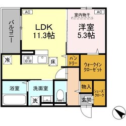 (仮）D‐room泉崎2丁目PJ Aの物件間取画像